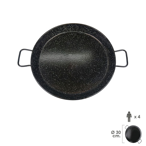 [5020610] Paellera Valenciana Esmaltada   4 personas/ 30 cm