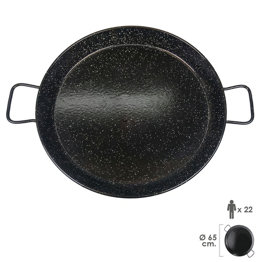 [5020665] Paellera Valenciana Esmaltada  22 personas/ 65 cm