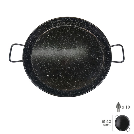 [5020640] Paellera Valenciana Esmaltada  10 personas/ 42 cm