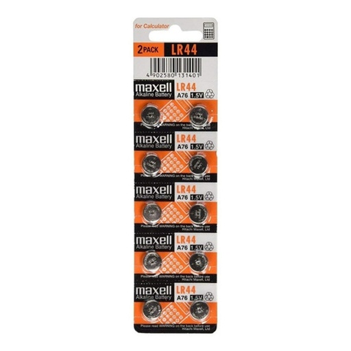 [19040800] Pila Boton Litio LR44 (Blister 10 Pilas)