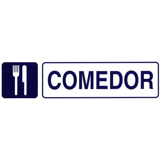 [15052105] Rotulo Adhesivo 250x63 mm. Comedor