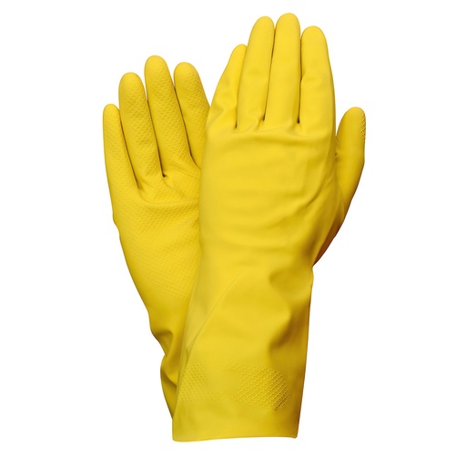 [15031125] Guantes Latex 100% Basic Domesticos  M (Par)