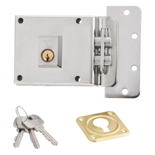 [3010006] Cerradura Yale    6-0-12-hn/ Derecha