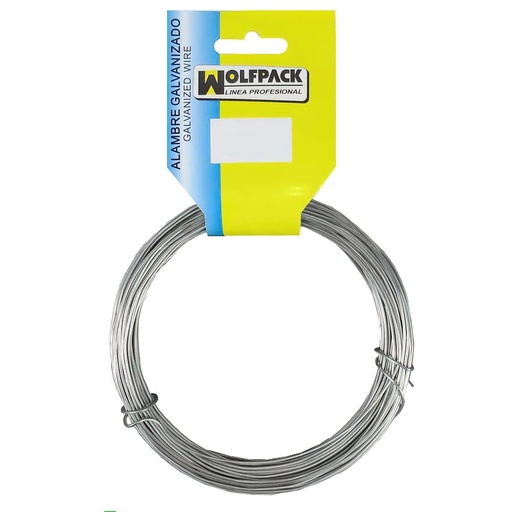 [1010360] Alambre Galvanizado (Rollo 250 gramos / 65 metros) Nº 2/0,7 mm.