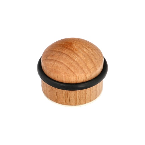 [5320311] Tope Puerta Atornillable Adhesivo Madera Redondo Roble Claro