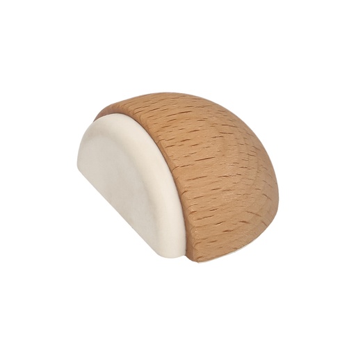 [5320321] Tope Puerta Adhesivo Madera Media Luna Roble