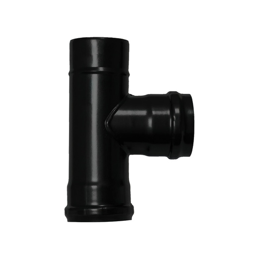 [22013150] Te Estufa Pellet Vitrificada Ø80 mm  90°
