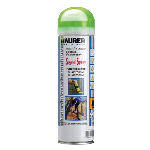 [12060407] Spray Pintura Trazador Verde Fluorescente 500 ml.