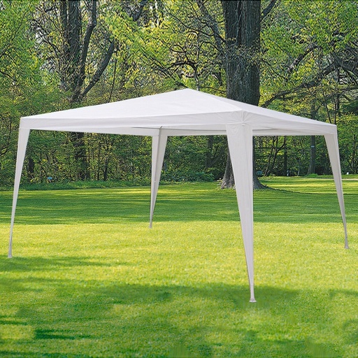 [8043635] Pergola Desmontable Blanca, 3x3 metros