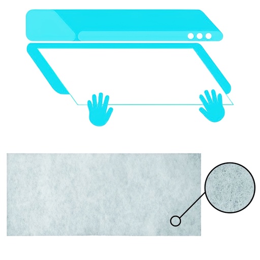 [5040300] Filtro Campana Extractora 45x95 cm. 150 grm/m2