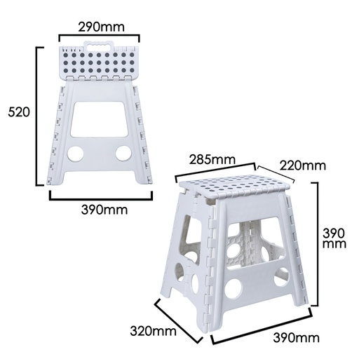 [23010900] Taburete Plegable 29x22x39 cm.