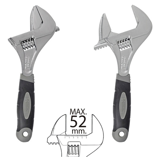 [2328010] Llave Ajustable Gran Apertura 52 mm. medida 10"