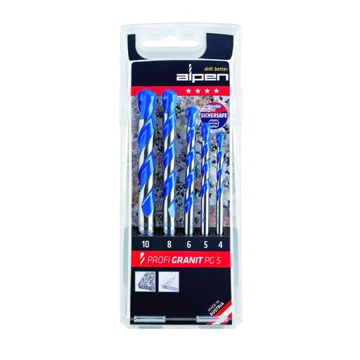 [9083845] Estuche Brocas Alpen Granito  5 Piezas