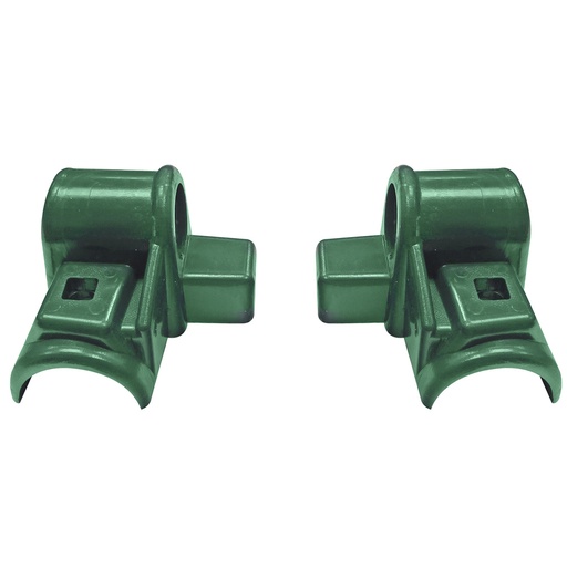 [11090521] Cojinete Plastico Para Carretilla Obra Amarilla 1 Agujero (Juego de 2 piezas)