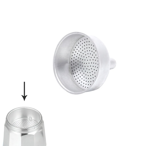 [5056120] Embudo Cafetera Aluminio Classic / Inducción 2 Tazas