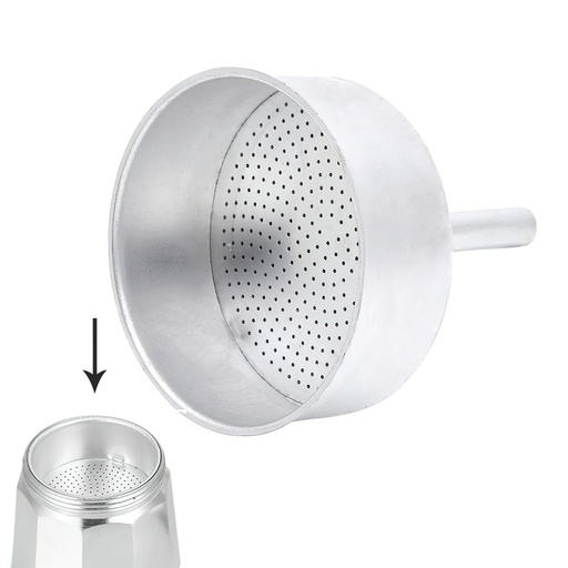 [5056124] Embudo Cafetera Aluminio Classic / Inducción 12 Tazas