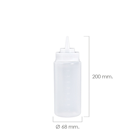 [5071120] Botella Biberon Cocina Plástico 500 Ml.