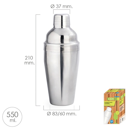 [5057095] Coctelera Acero Inoxidable 550ml