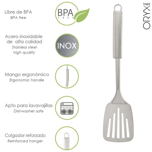 [5076023] Rasera Cocina Acero Inoxidable 7,5 x 35,5 (Alt.) cm.