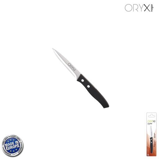 [5800005] Cuchillo Aspen Patatero Hoja Acero Inoxidable 10 cm. Negro