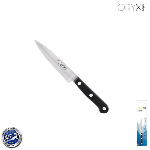 [5800145] Cuchillo Grenoble Cocina Hoja Acero Inoxidable 13 cm. Negro
