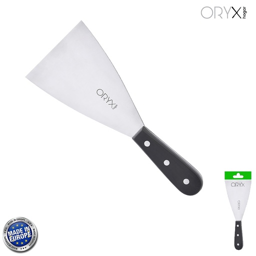 [5800420] Espatula Cocina Grenoble Acero Inoxidable 9 cm. Negro