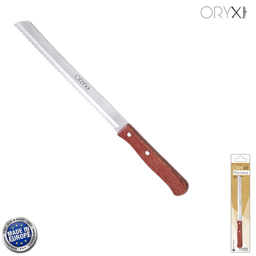 [5800080] Cuchillo Montana Panero Hoja Acero Inoxidable 18 cm. Mango Madera
