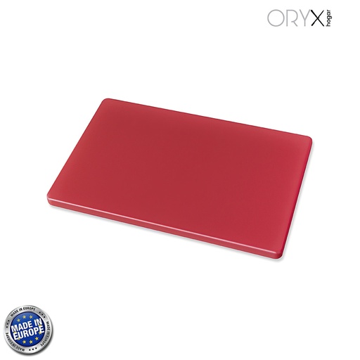 [5800500] Tabla Cortar Polietileno 30x20x1,5 cm.  Color Rojo
