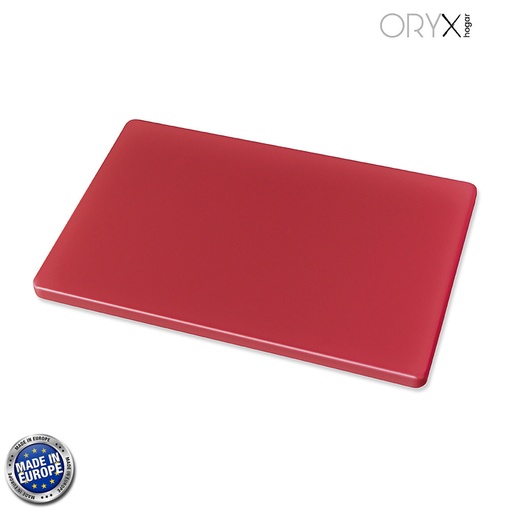 [5800540] Tabla Cortar Polietileno 35x25x1,5 cm.  Color Rojo
