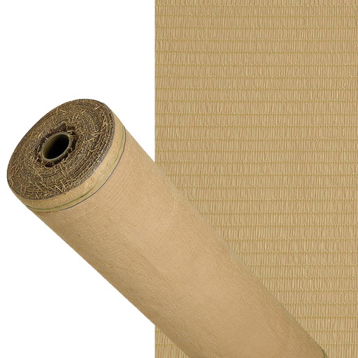 [1190142] Malla Sombreo 90%, Rollo 1,5 x 50 metros, Reduce Radiación, Protección Jardín y Terraza, Regula Temperatura, Color Beige
