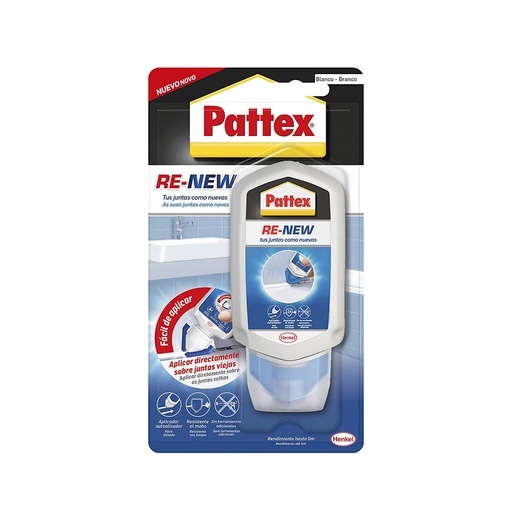 [14010255] Nural Pattex Re New Juntas Baño (Bote 80 ml.)