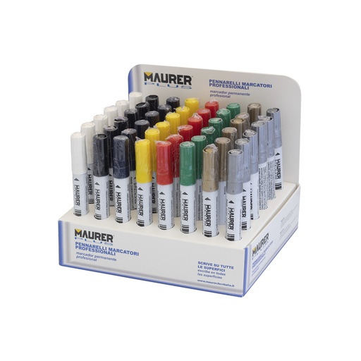 [2342690] Expositor Rotulador Marcador Obra Profesional Pintura Permanente 48 piezas