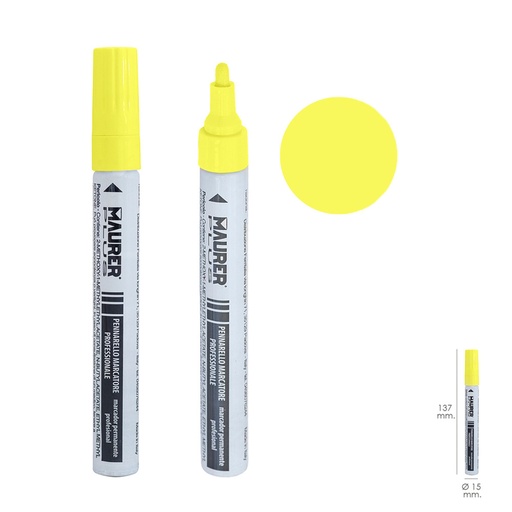 [2342615] Rotulador Marcador Obra Profesional Pintura Permanente Amarillo