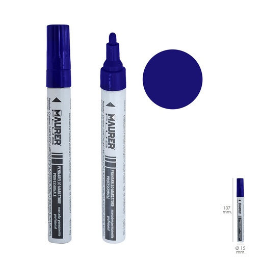 [2342610] Rotulador Marcador Obra Profesional Pintura Permanente Azul Oscuro