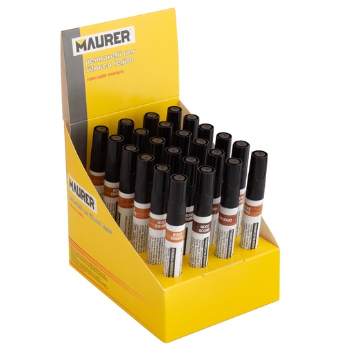 [2342890] Expositor Rotuladores Retoque Madera 24 piezas.