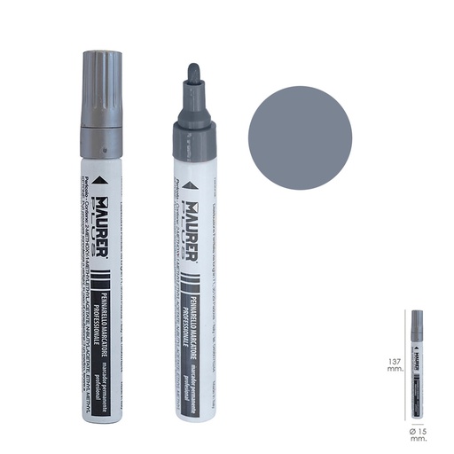 [2342635] Rotulador Marcador Obra Profesional Pintura Permanente Plata