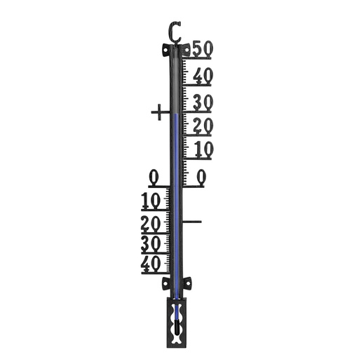 [5160665] Termometro Exteriores / Interiores Metal 27 cm.