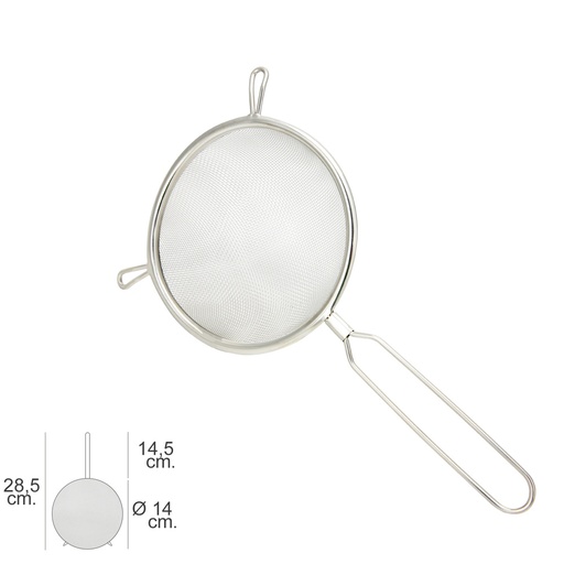 [5072045] Colador Acero Inoxidable Basic Ø 14 x 28,5 (Alt.) cm.