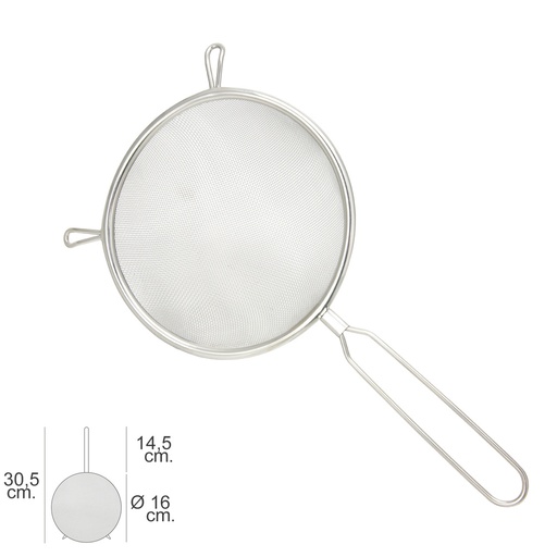 [5072050] Colador Acero Inoxidable Basic Ø 16 x 30,5 (Alt.) cm.