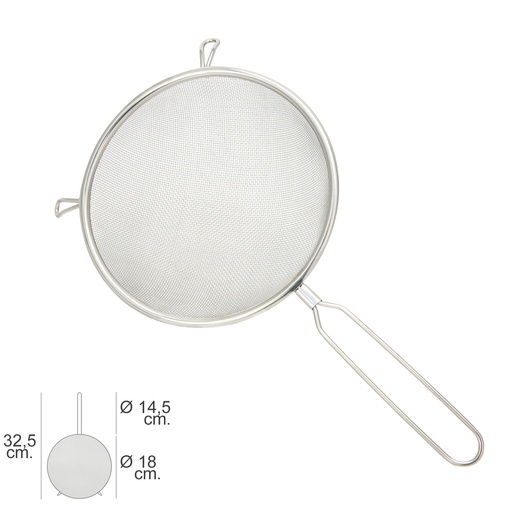 [5072055] Colador Acero Inoxidable Basic Ø 18 x 32,5 (Alt.) cm.