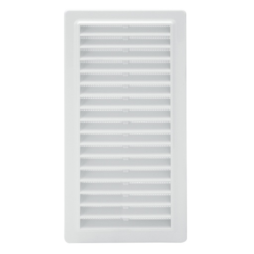 [2531000] Rejilla Plastico Empotrar Con Malla Posterior 25x12 cm.