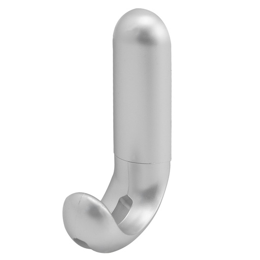 [5393025] Colgador Adhesivo / Atornillable Plateado Mate