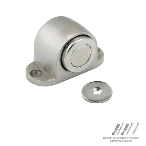 [5322030] Tope Puerta Retenedor Magnetico Extrafuerte Acero Inoxidable.