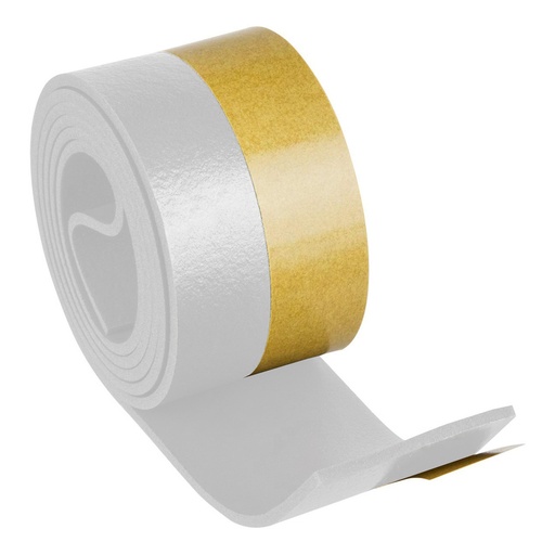 [5190140] Burlete Umbral Autoadhesivo PVC Flexible Blanco