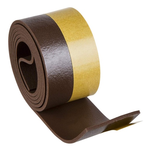 [5190145] Burlete Umbral Autoadhesivo PVC Flexible Marron
