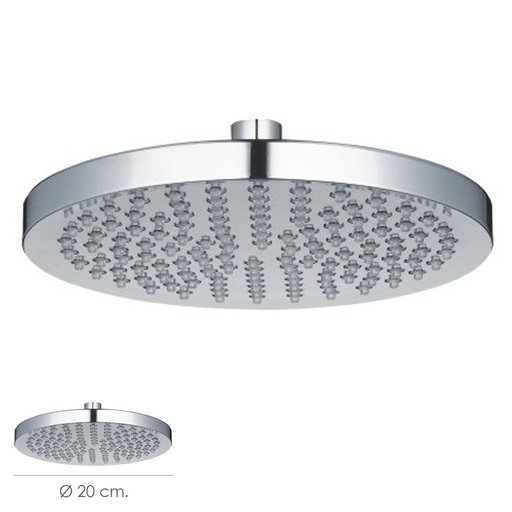 [4020650] Rociador Ducha Acero Inoxidable Antical Ø 20 cm.