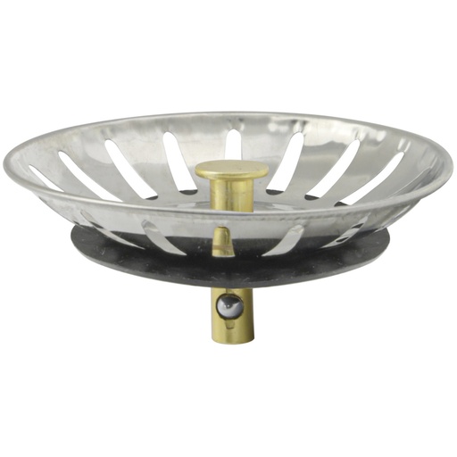 [4070305] Filtro Cestillo Acero Inoxidable Click Clack  Ø 8 cm.