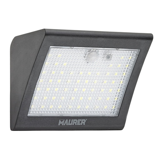 [8192030] Aplique Solar Led 250 Lumenes Con Sensor De Movimiento y Crepuscular IP65