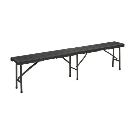[8043817] Banco Plegable Gris Antacita 180x28x43cm.