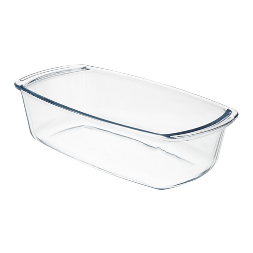 [5024120] Fuente Cristal Para Horno, 1.5 Litros, Molde Especial Reposteria, 27x14x7 cm.